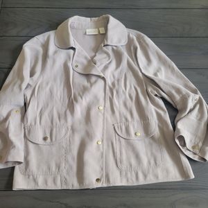 Chicos size 2 top jacket shirt women's L